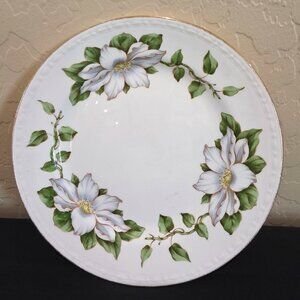 Antique Homer Laughlin COTILLION Eggshell Georgian Floral Bread Plate 6 1/4"